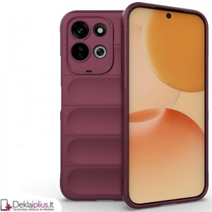 Magic Shield guminis dėklas - bordo spalvos (Xiaomi Redmi 17)